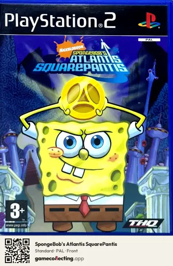 SpongeBob's Atlantis SquarePantis PlayStation 2, PAL box front