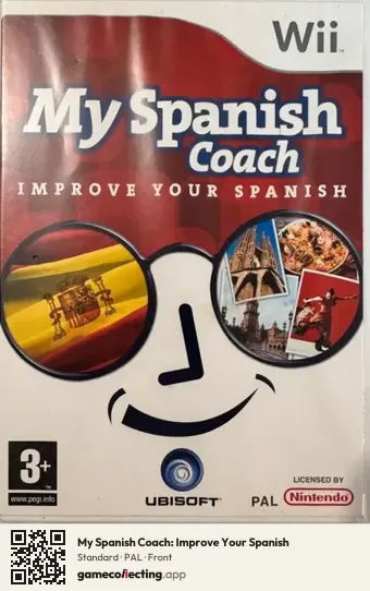 My Spanish Coach: Improve Your Spanish Nintendo Wii, PAL box front