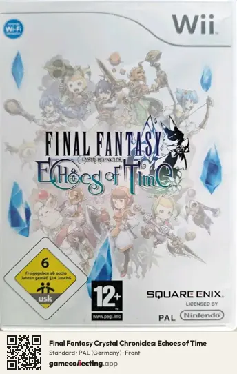Final Fantasy Crystal Chronicles: Echoes of Time Nintendo Wii, Germany box front