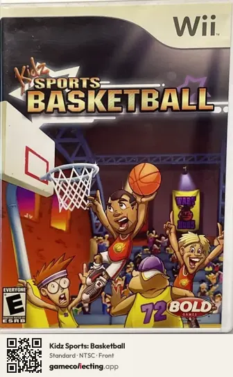 Kidz Sports: Basketball Nintendo Wii, NTSC box front