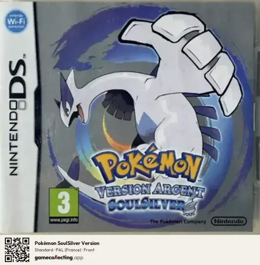 Pokémon SoulSilver Version Nintendo DS, France box front