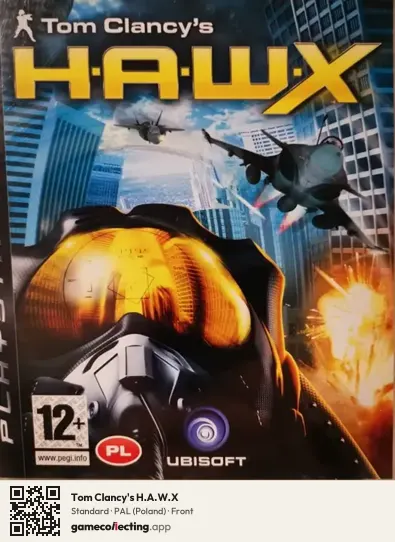Tom Clancy's H.A.W.X PlayStation 3, Poland box front