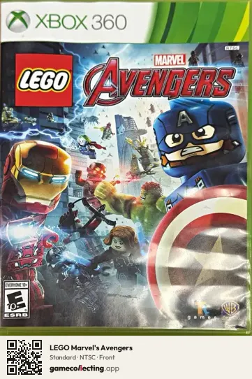 LEGO Marvel's Avengers Xbox 360, NTSC box front