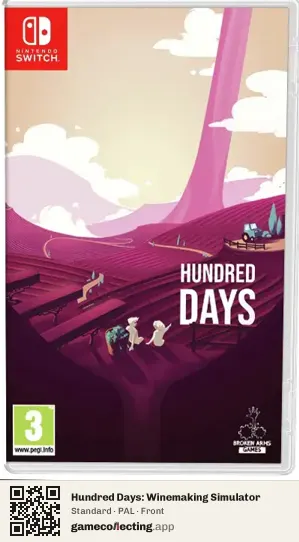 Hundred Days: Winemaking Simulator Nintendo Switch, PAL box front