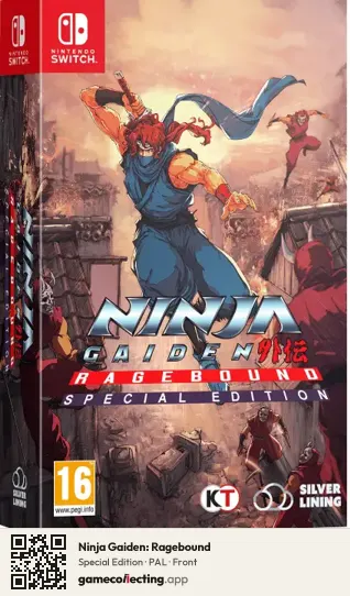Ninja Gaiden: Ragebound Nintendo Switch, PAL box front