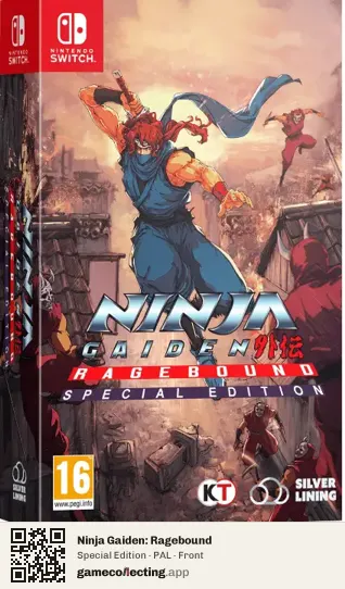 Ninja Gaiden: Ragebound Nintendo Switch, PAL box front