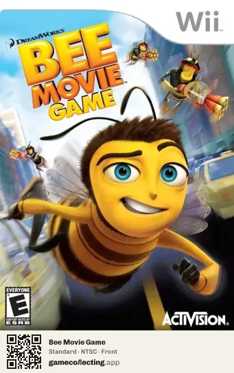 Bee Movie Game Nintendo Wii, NTSC box front