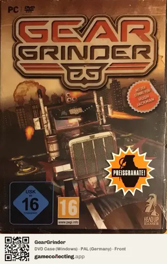 GearGrinder Computer, Germany box front