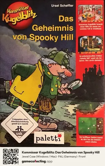 Kommissar Kugelblitz: Das Geheimnis von Spooky Hill Computer, Germany box front