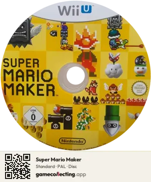 Super Mario Maker Nintendo Wii U, PAL disc