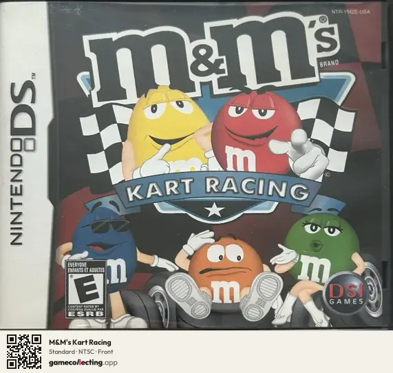 M&M's Kart Racing Nintendo DS, NTSC box front