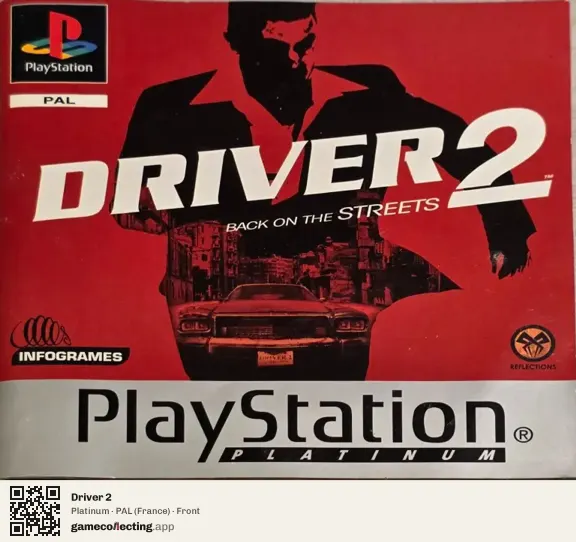 Driver 2 PlayStation, France box front