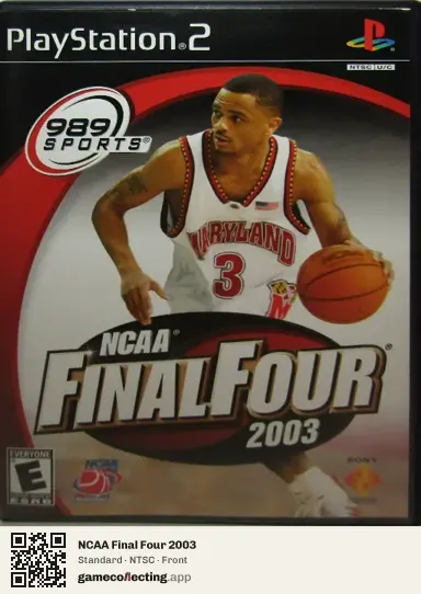 NCAA Final Four 2003 PlayStation 2, NTSC box front