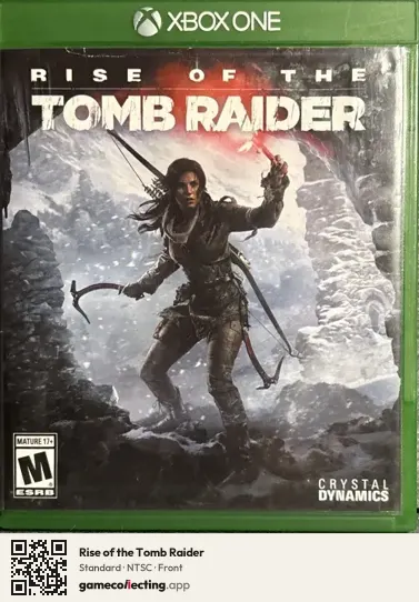 Rise of the Tomb Raider Xbox One, NTSC box front