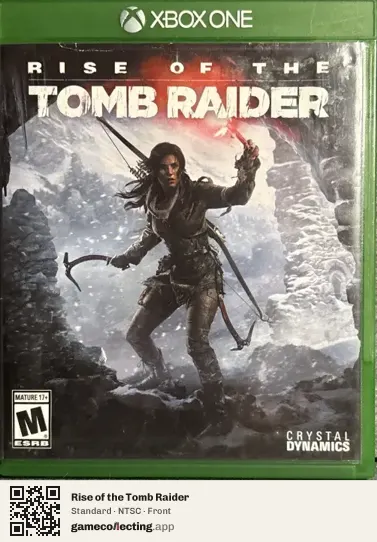 Rise of the Tomb Raider Xbox One, NTSC box front