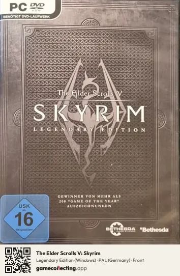 The Elder Scrolls V: Skyrim Computer, Germany box front