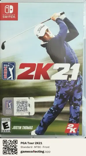 PGA Tour 2K21 Nintendo Switch, NTSC box front