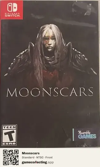 Moonscars Nintendo Switch, NTSC box front