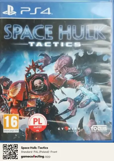 Space Hulk: Tactics PlayStation 4, Poland box front