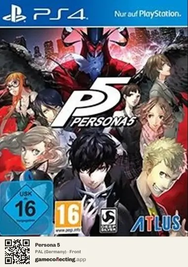 Persona 5 PlayStation 4, Germany box front