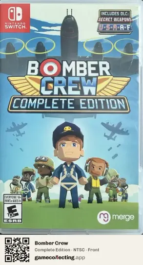 Bomber Crew Nintendo Switch, NTSC box front