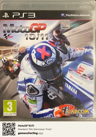 MotoGP 10/11 PlayStation 3, Germany box front