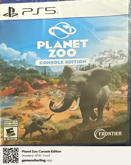 Planet Zoo: Console Edition PlayStation 5, NTSC box front