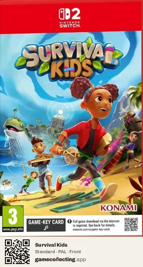 Survival Kids Nintendo Switch 2, PAL box front