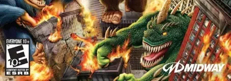 Rampage: Total Destruction, the ESRB box on its front