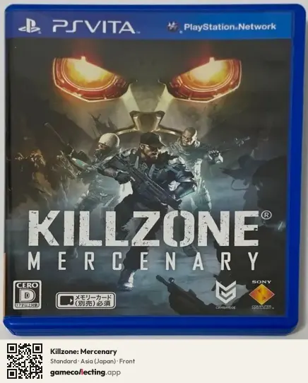 Killzone: Mercenary PlayStation Vita, Asia box front