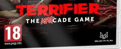 Terrifier: The ARTcade Game, the PEGI square on its front
