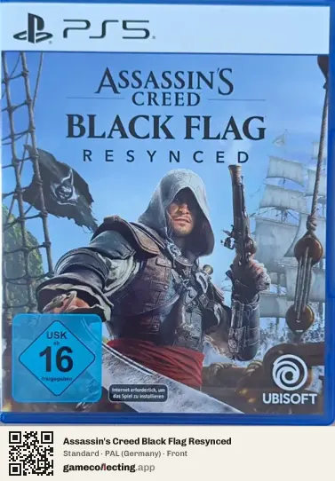 Assassin's Creed Black Flag Resynced PlayStation 5, Germany box front