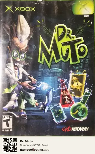 Dr. Muto Xbox, NTSC box front