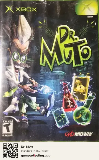 Dr. Muto Xbox, NTSC box front