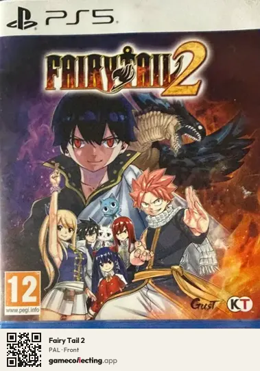 Fairy Tail 2 PlayStation 5, PAL box front
