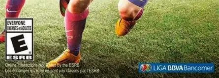 FIFA 15, the ESRB box on its front