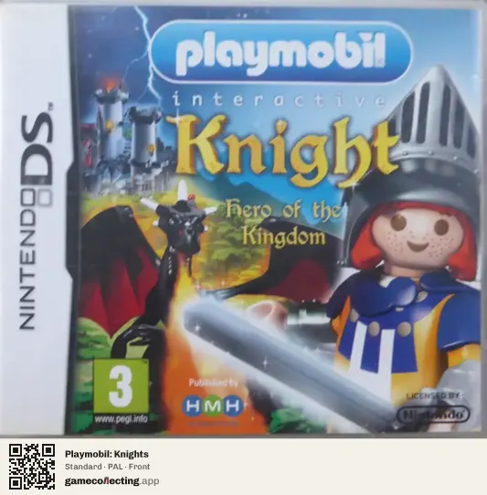 Playmobil: Knights Nintendo DS, PAL box front