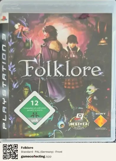Folklore PlayStation 3, Germany box front