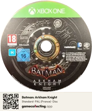 Batman: Arkham Knight Xbox One, PAL disc