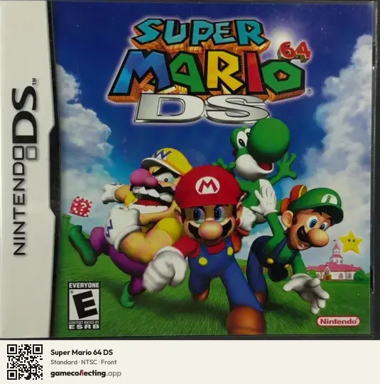Super Mario 64 DS Nintendo DS, NTSC box front