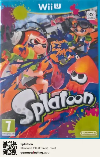 Splatoon Nintendo Wii U, France box front