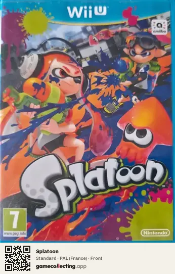 Splatoon Nintendo Wii U, France box front