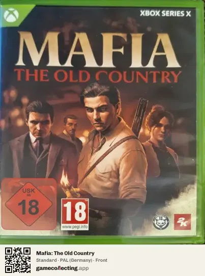 Mafia: The Old Country Xbox Series X, Germany box front