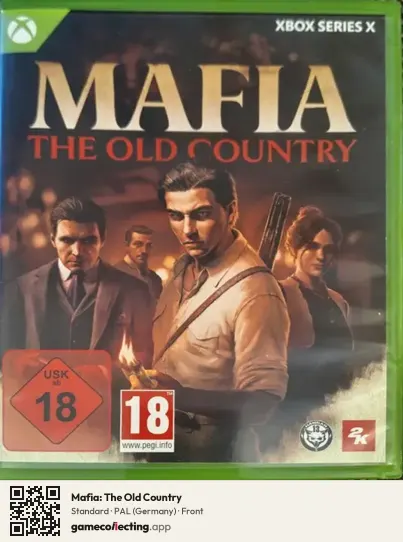 Mafia: The Old Country Xbox Series X, Germany box front