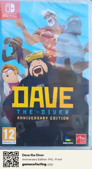 Dave the Diver Nintendo Switch, PAL box front
