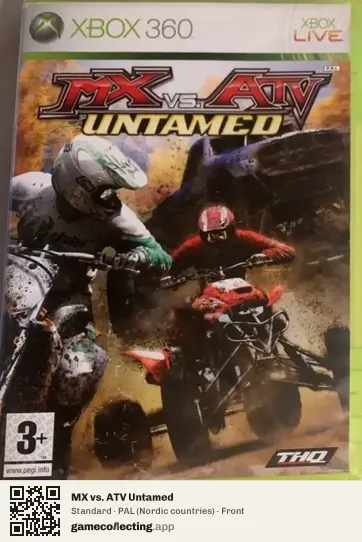 MX vs. ATV Untamed Xbox 360, Nordic countries box front