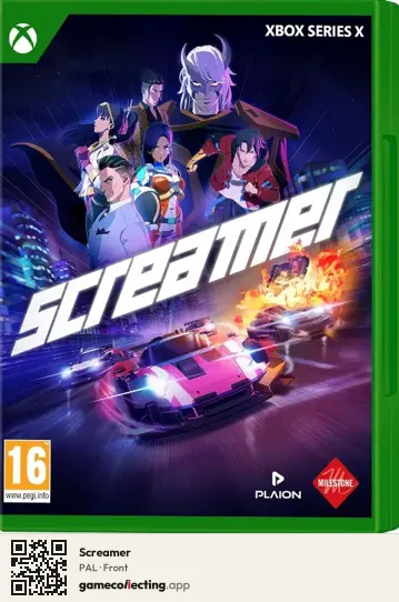 Screamer Xbox Series X, PAL box front