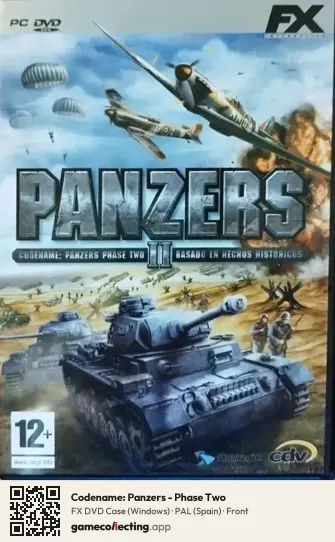 Codename: Panzers - Phase Two Computer, Spain box front