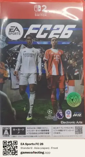 EA Sports FC 26 Nintendo Switch 2, Japan box front