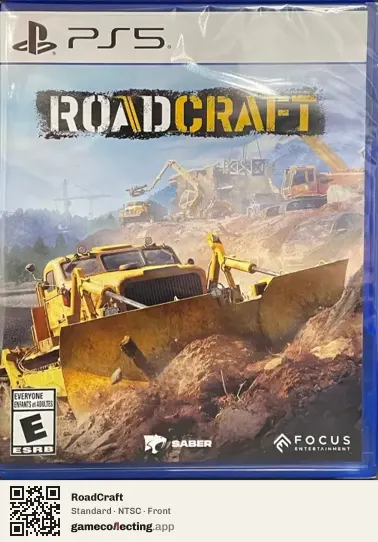 RoadCraft PlayStation 5, NTSC box front
